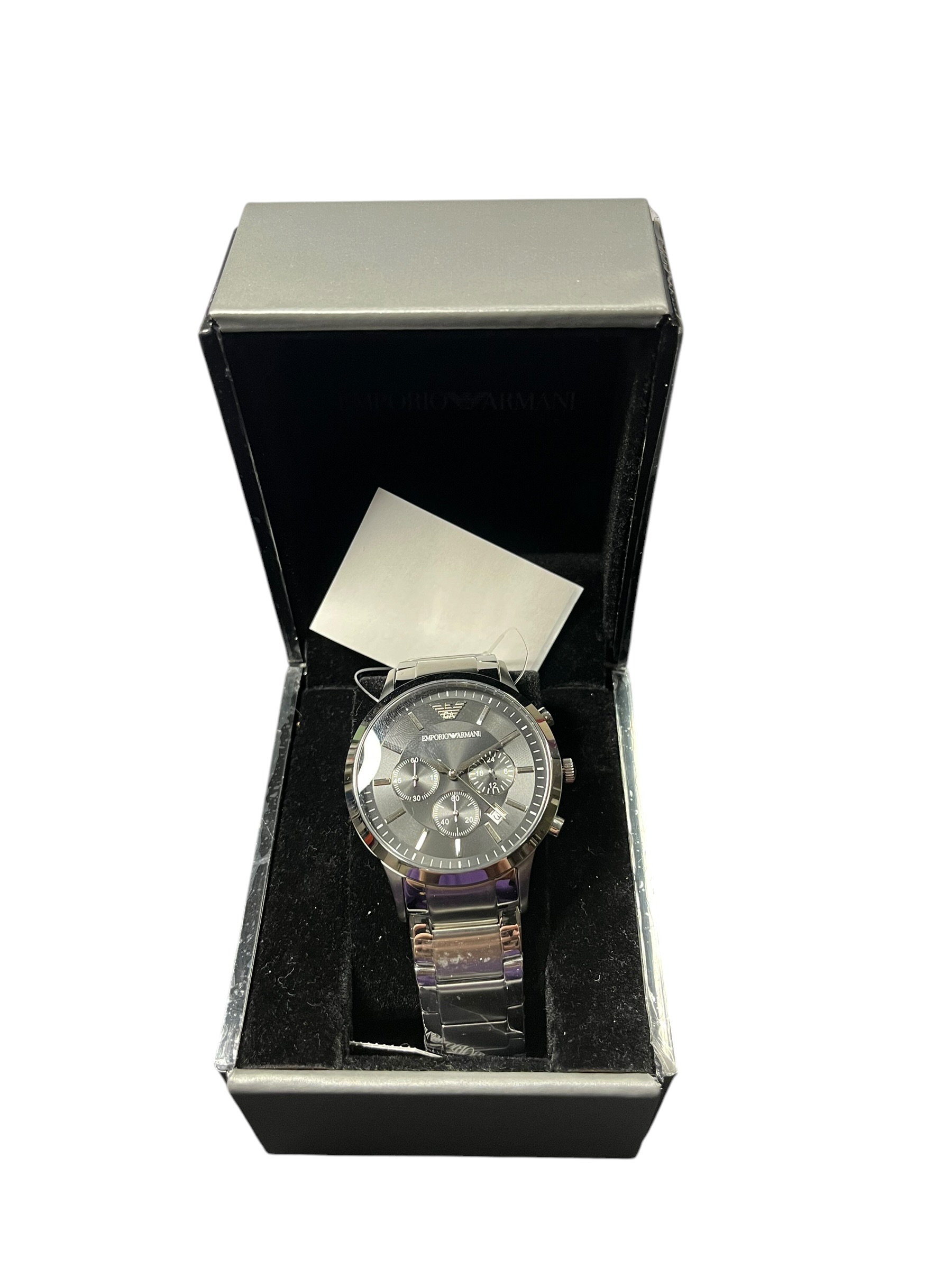 Armani Renato Ar2434 Emporio Ar2434 Watch Pre-owned Emporio Armani